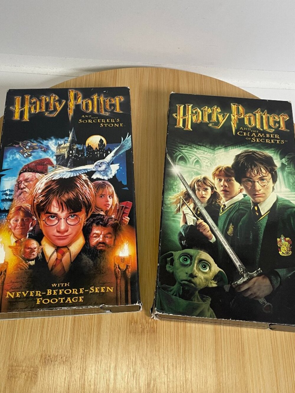 Harry Potter the Sorcerer's Stone Chamber of Secrets 2001 2002 VHS Warner Bros